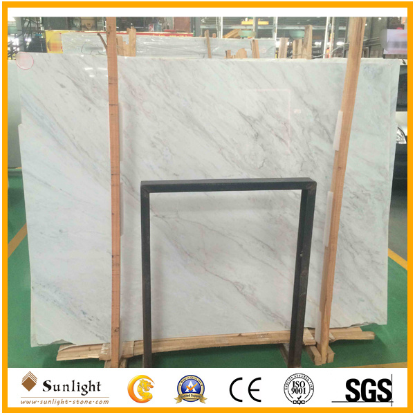 Natural White Stone Polished New Volakas White Marble Slabs