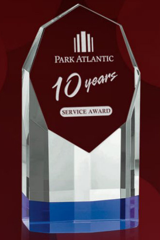 Crystal Saphire Award Blue Base
