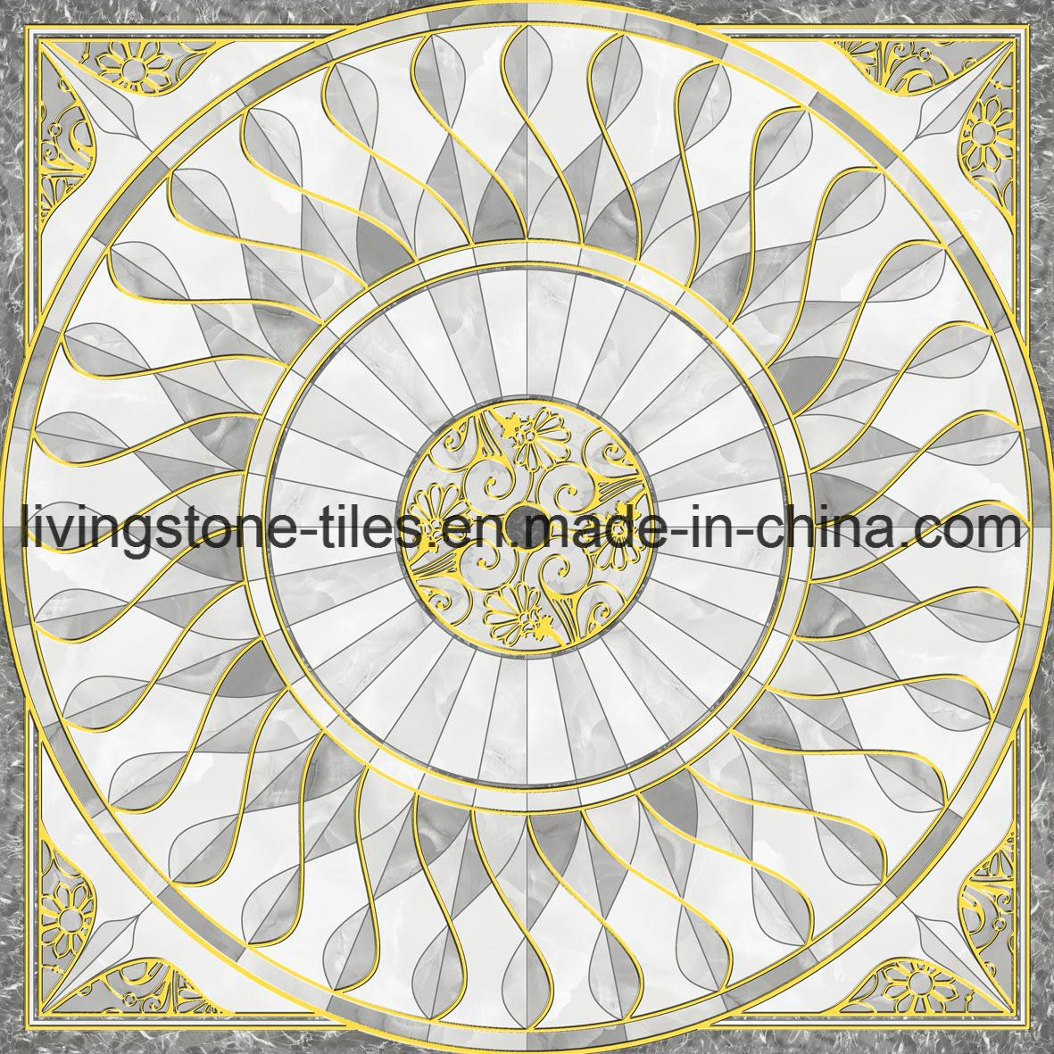 2017 HD Inkjet Polished Crystal Puzzle Porcelain Tiles Produced in Foshan