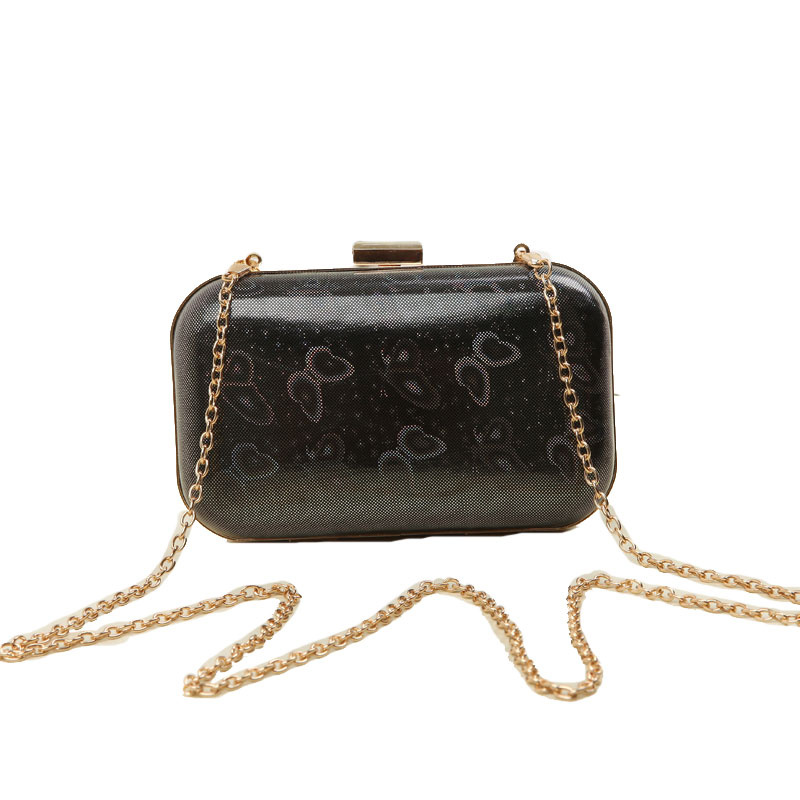 2017 Snake Pattern Evening Box Chain Bag Clutch Bag