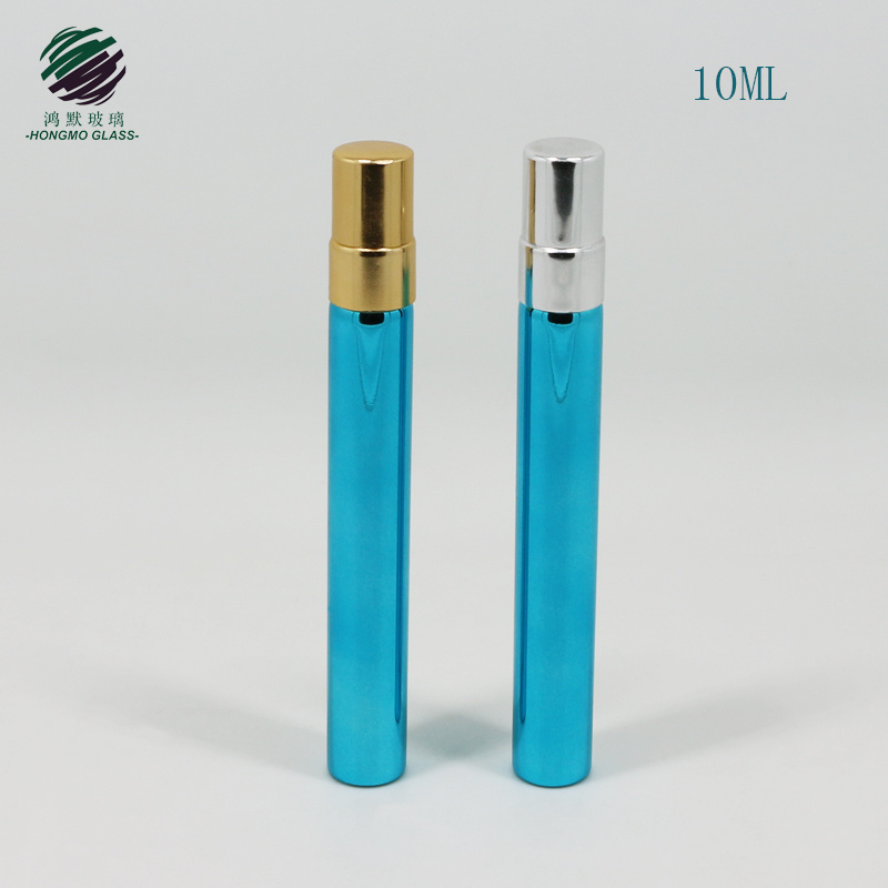 10ml Electroplating Refillable Tube Glass Perfume Atomizer Bottle Spray Bottles