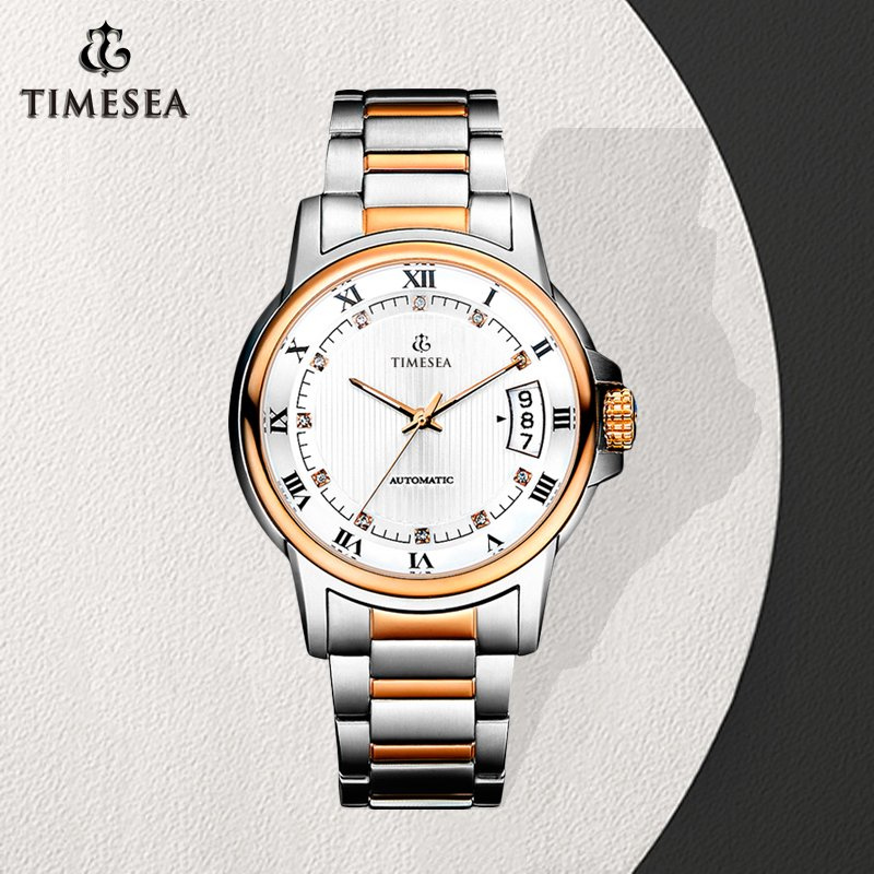 Wholesale Elegant Jewellery Mens Bangle Watches Golden Crystals72545