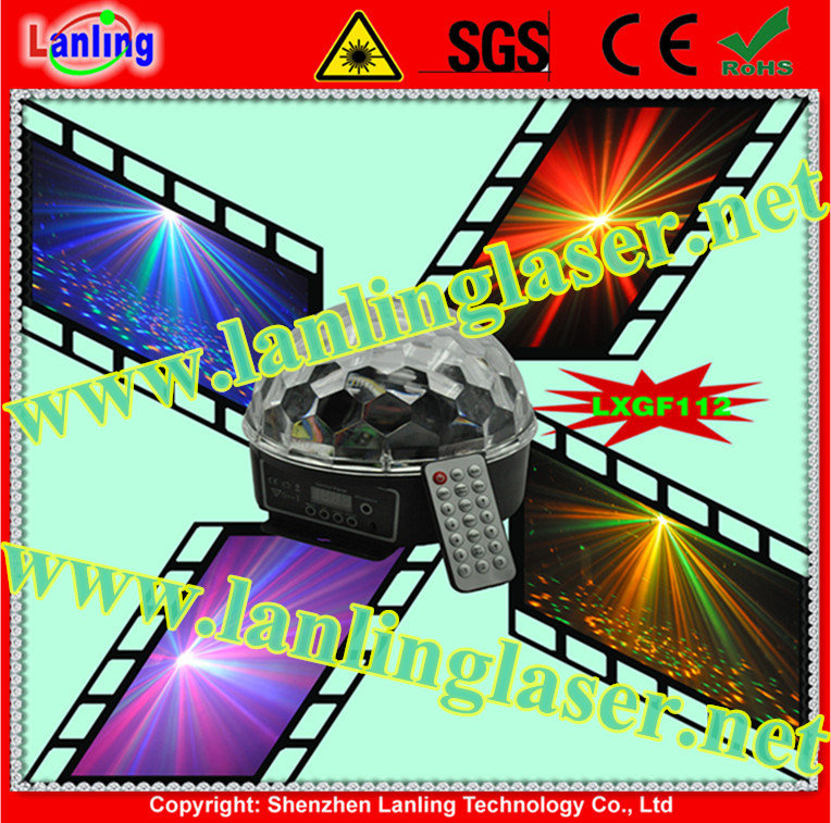 LED RGB Crystal Magic Ball Remote Control Light