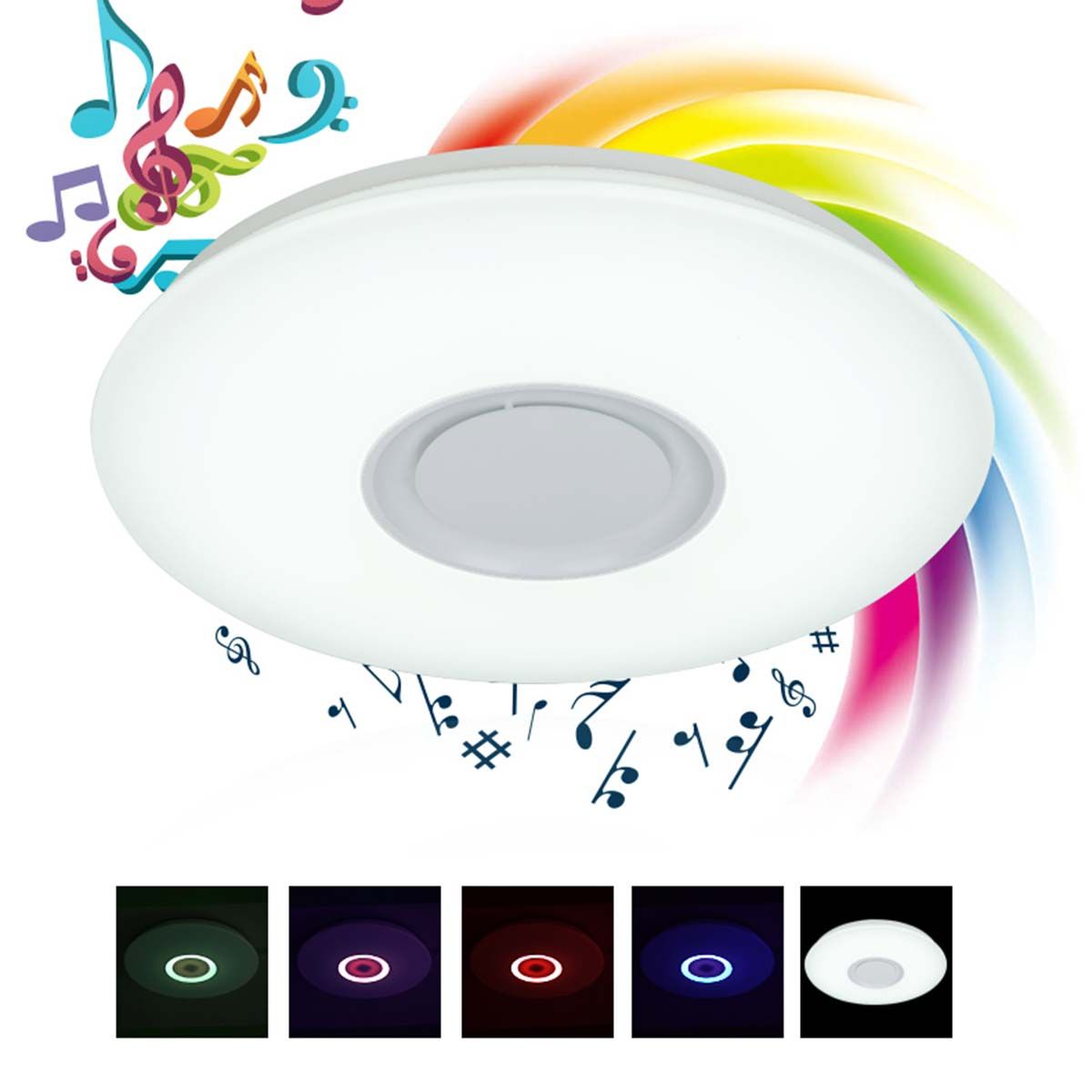 LED Ceiling Lighting with Remote Control & MP3