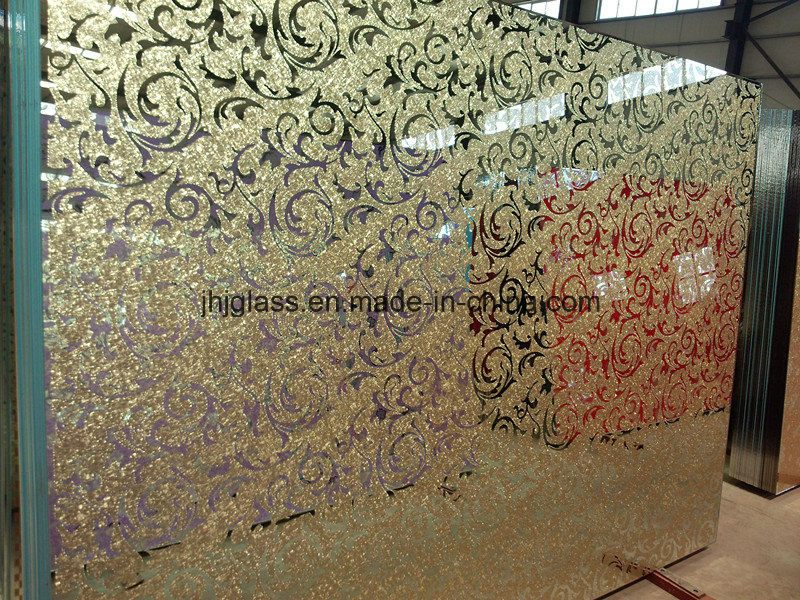 Cabinet Glass, Ice Flower Glass for Our Kitchen or Wardrobe Door