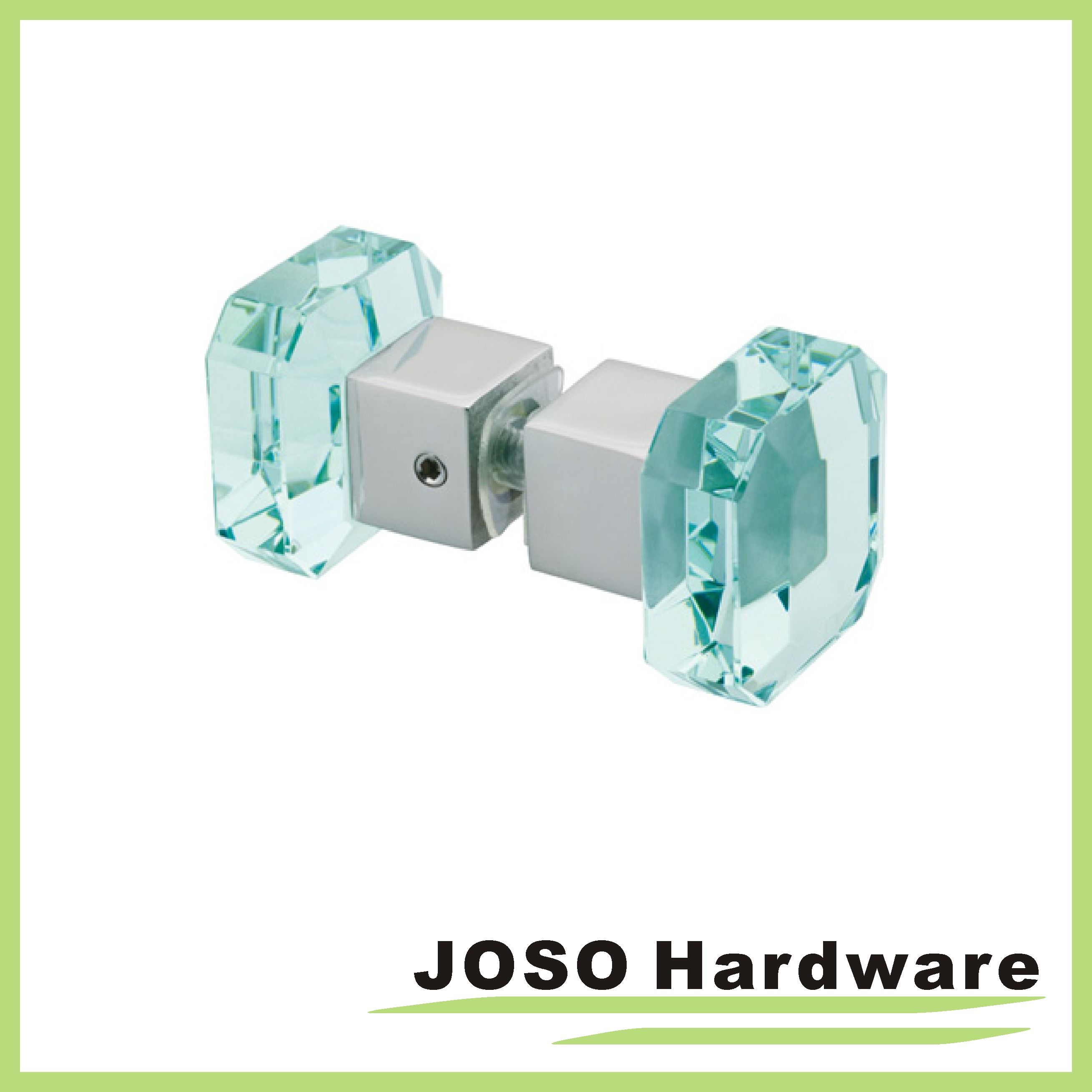 Shower Glass Door Square Crystal Knobs (DKB18)
