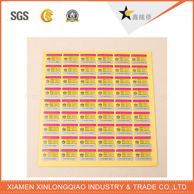 Vinyl Paper Printed Label Printing Self-Adhesive PVC Printer Transparent Sticker