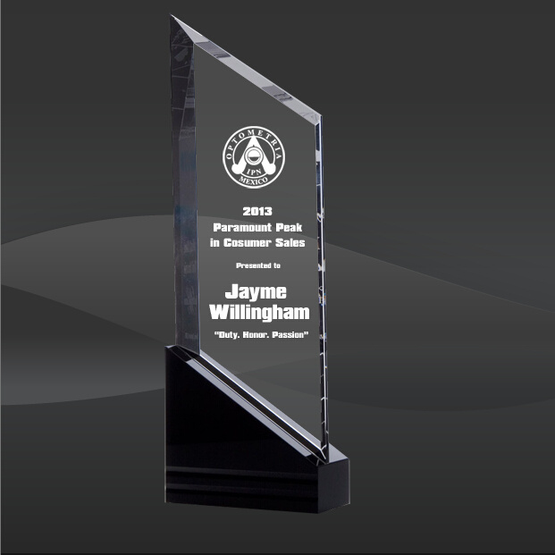 Crystal Rising Sail Award (TM-CS008)