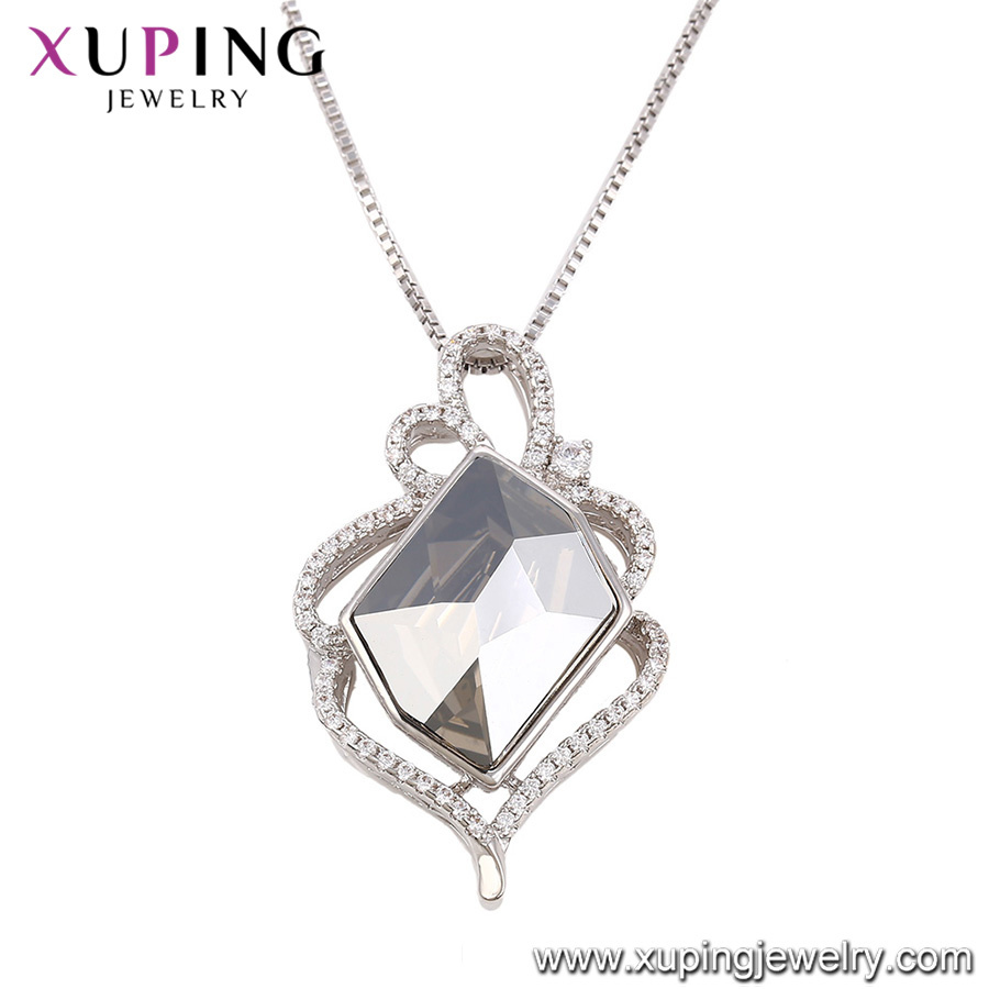 43089 Xuping Albanian Eagle Necklace Crystals From Swarovski Fancy Necklace Jewelry