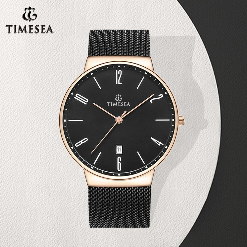 Classic Metal Band Watch Stainless Steel Quartz Men Watch 2891