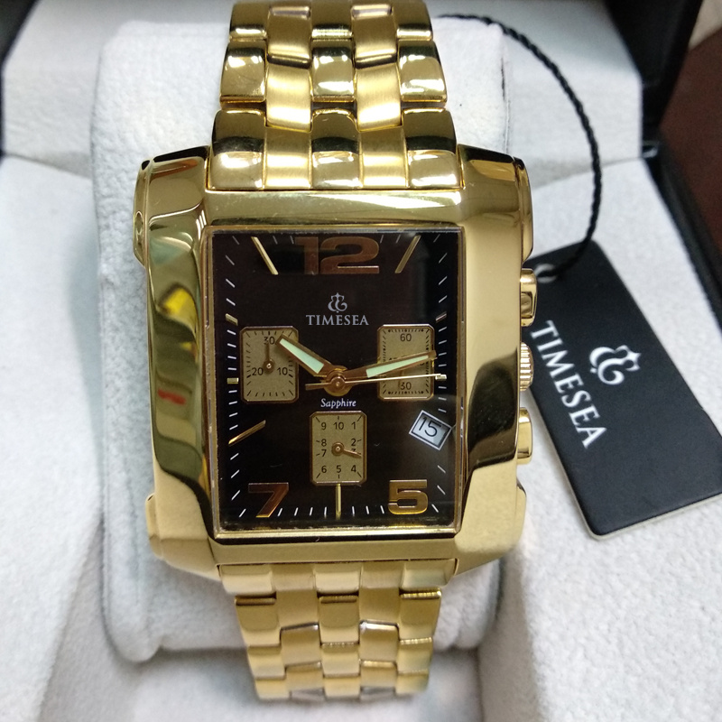 Stainless Steel 316L Men's Quartz Wrist Watch with Ronda Movement