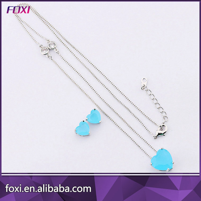 Small Gold Design Fashion Zirconia Jewelry Sets for Ladies