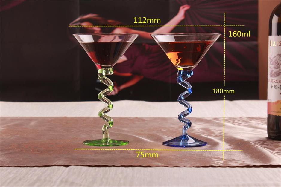 Glass Goblet, Glass Cup for Champagne, Whiskey, Cocktail and Martini