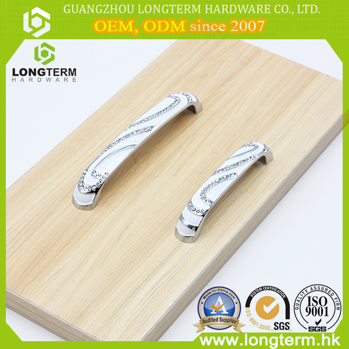 Furniture Hardware Crystal Modern Drawer Pull Handle for Bedroom