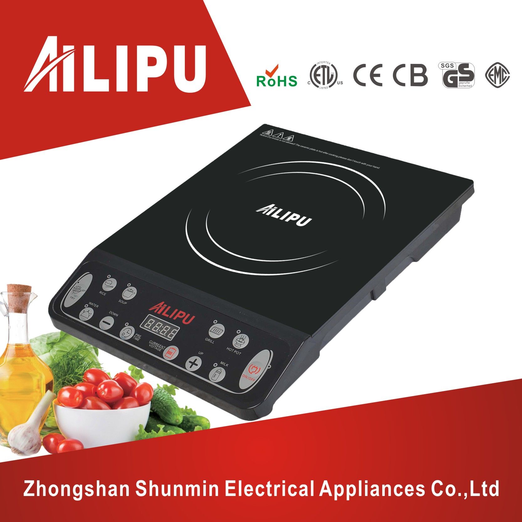 Crystal Plate Components of Induction Cooker 1600W