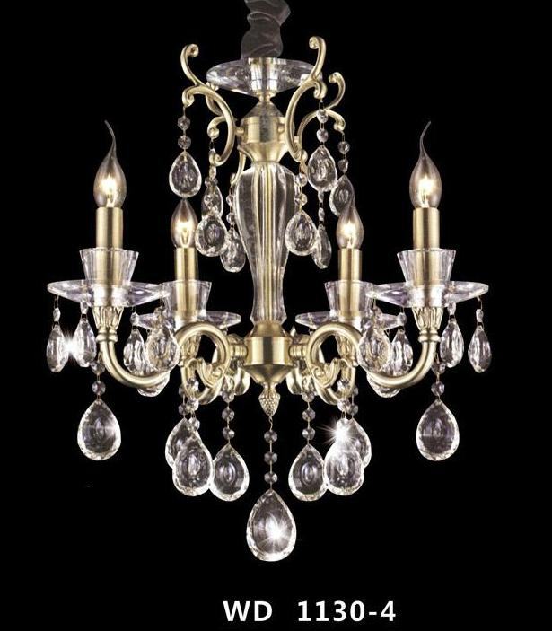 High Class Glorious Crystal Brass Restaurant Pendant Lamps Decoration