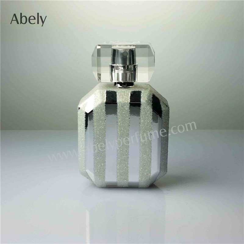 50ml Bespoke Brilliant Multiple Decoration Glass Perfume Bottle