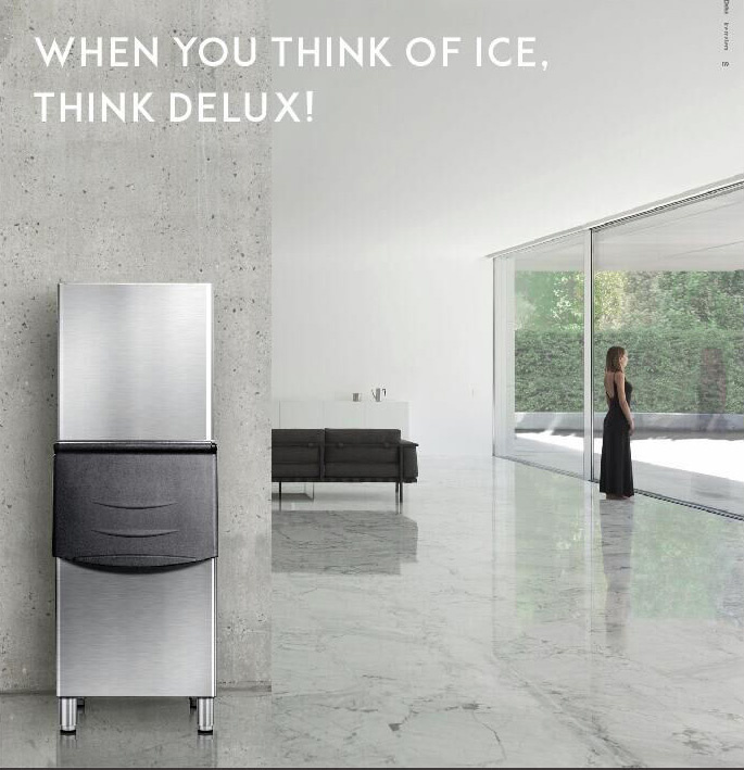 Under-Counter Type Crystal Cube Ice Machine for Commercial Use