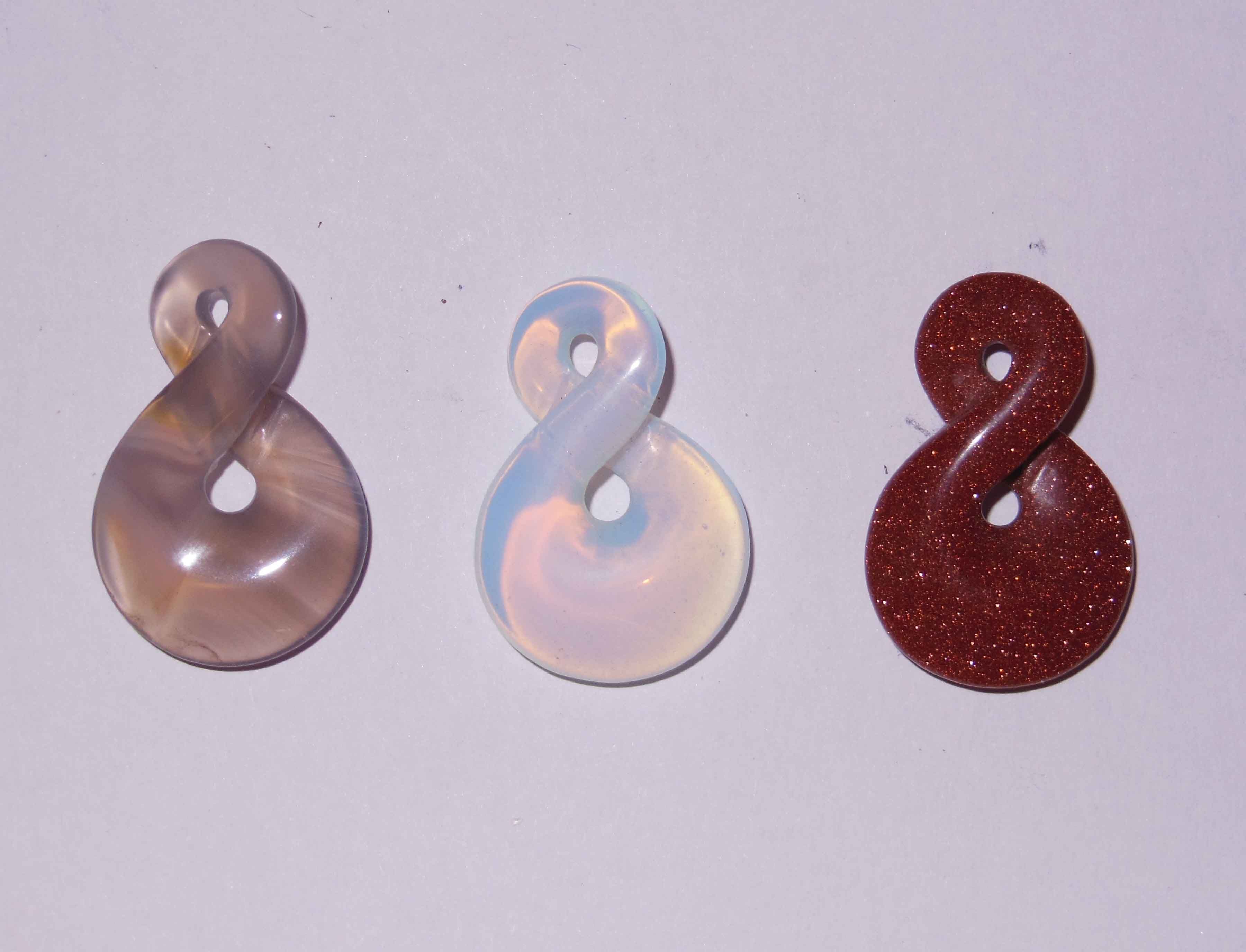 Semi Precious Stone Fashion Crystal Pendant (ESB01439)