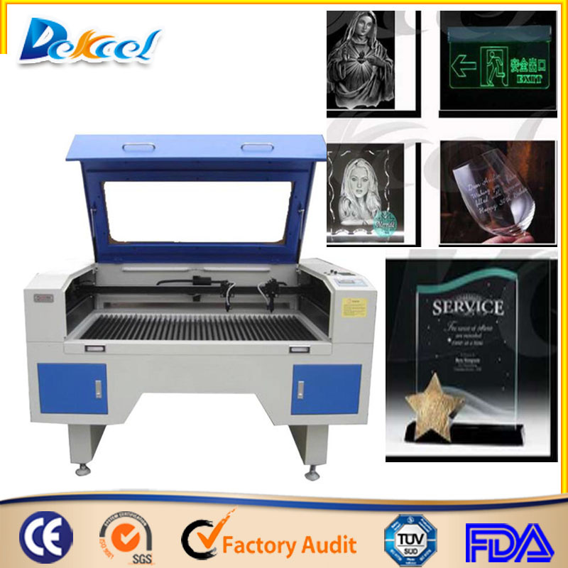 Reci 80W CO2 CNC Laser Nonmetal Engraving Machine for Glass