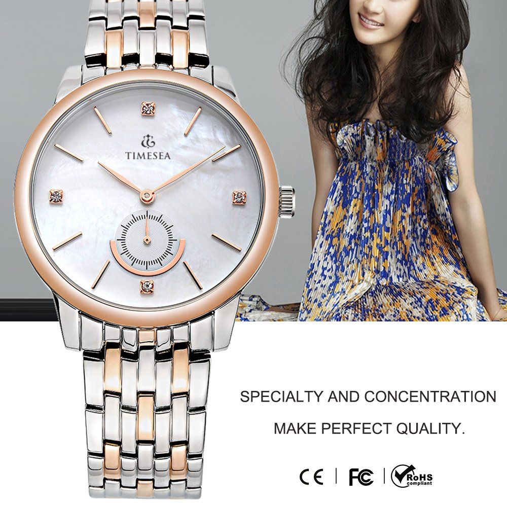 Fashion Design Lady Steel Watch Lady Wrist Watch Hot Sale Crystal Ladies Watch 71125