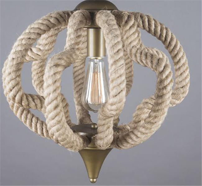 Phine Decorative Rope Fashion Pendant Lamp Interior Lighting