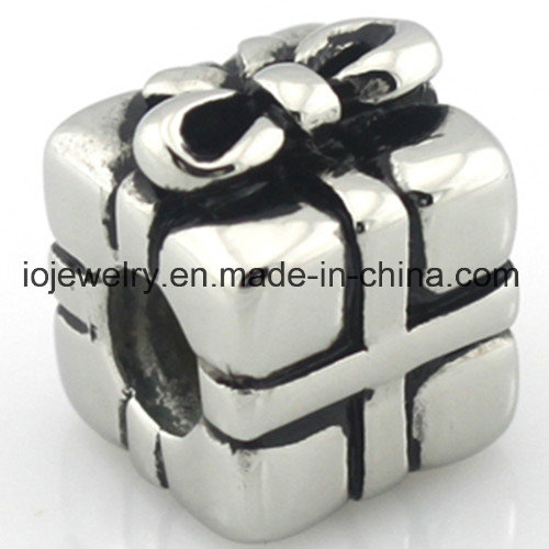 Black Coated Loose Metal Gift Bead