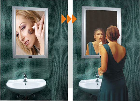 Indoor LED Advertising Light Box Magic Mirror LED Light Panel
