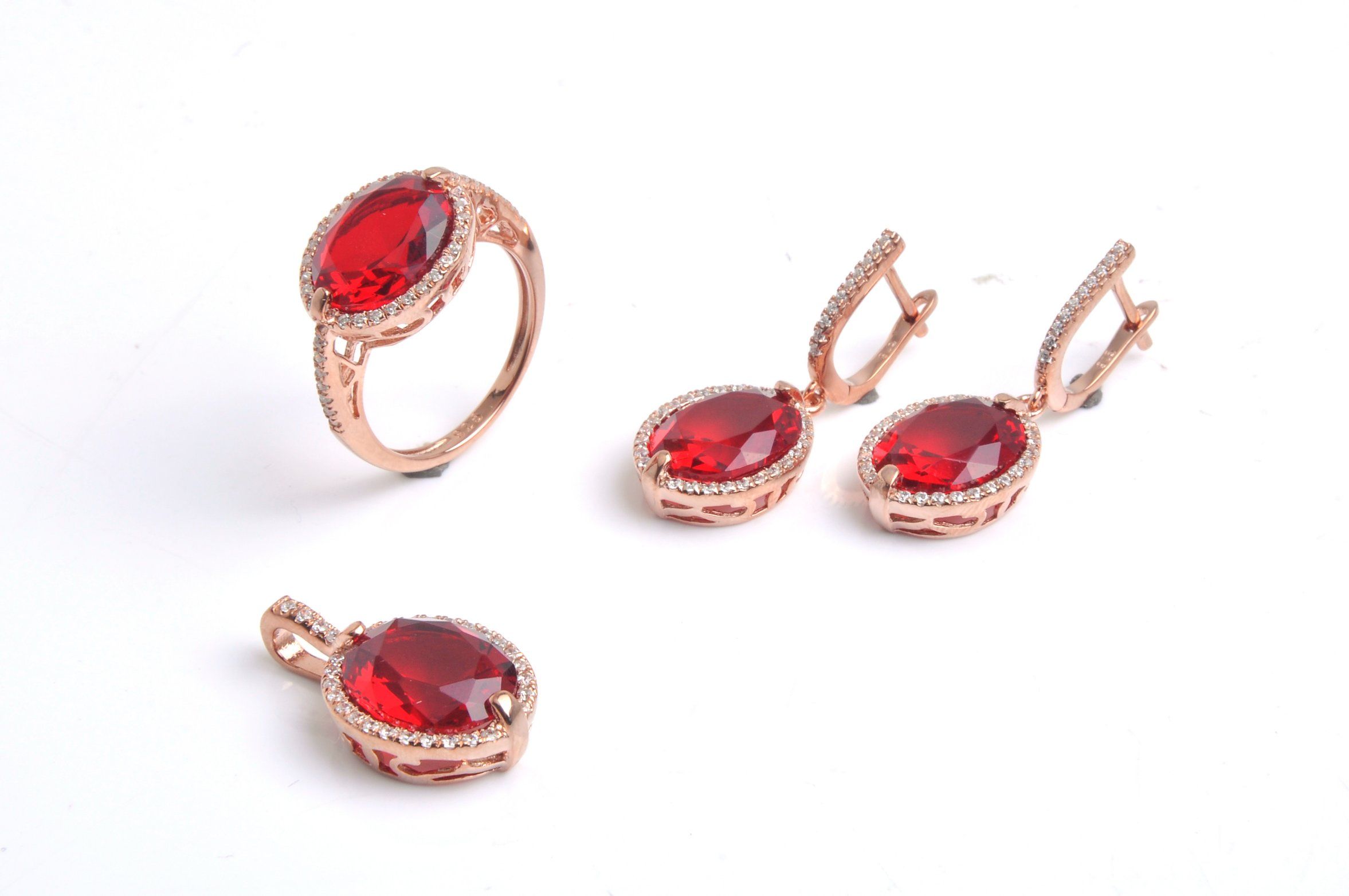 Hot Sell 925 Sterling Silver Jewelry Set with CZ
