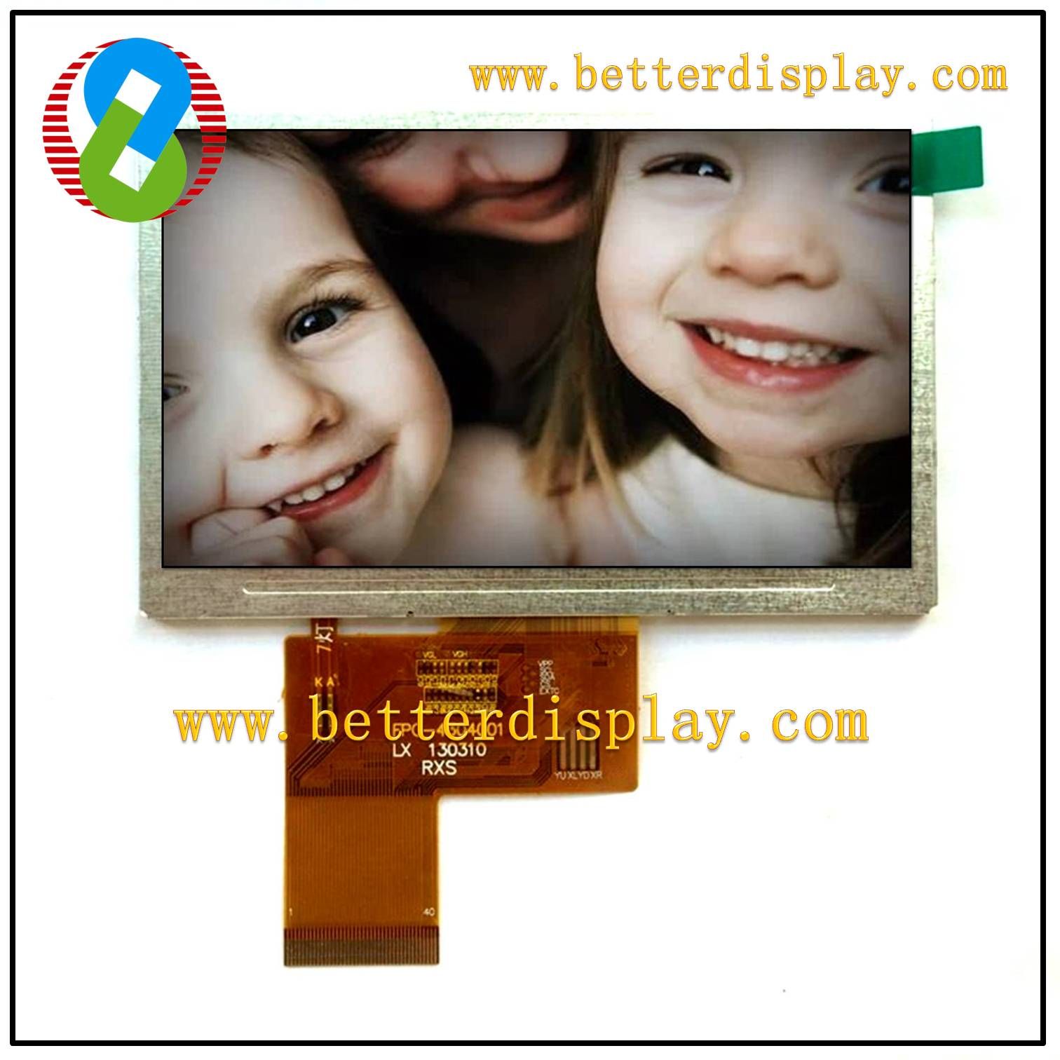 Al TFT LCD Module PAL/NTSC 4.3 Inch LCD Panel TFT LCD