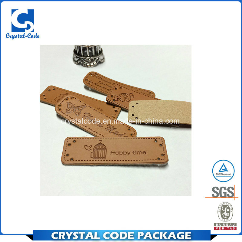 Sew on PU Leather Label Sticker for Jeans