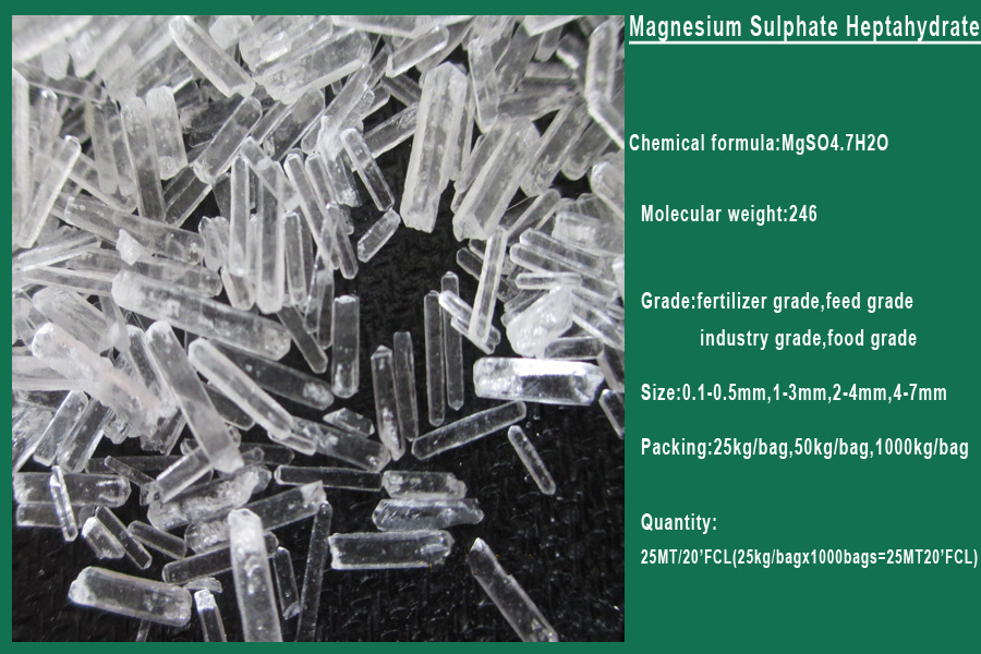 Top Quality Magnesium Sulfate for Hot Sale! /CAS: 10034-99-8