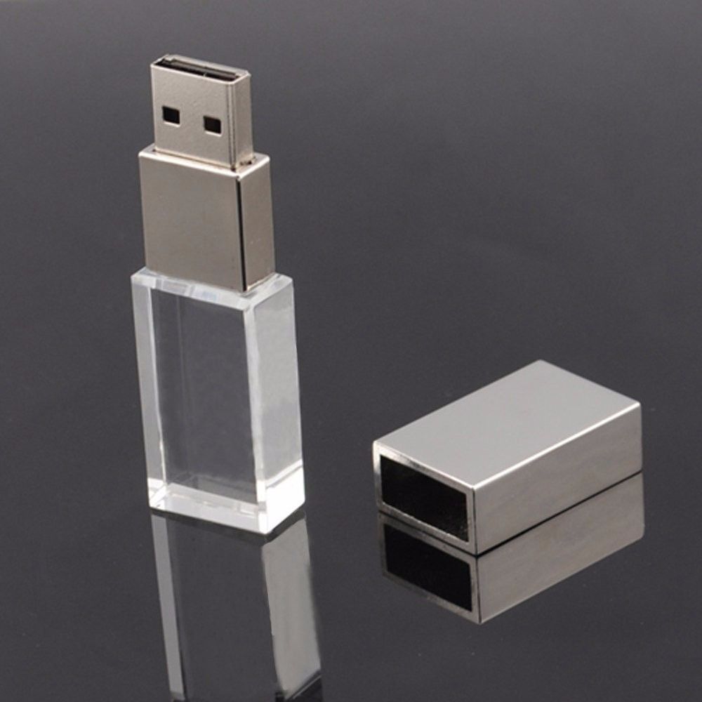 2018 Shenzhen Best Gift 16GB Crystal LED USB Flash Drive