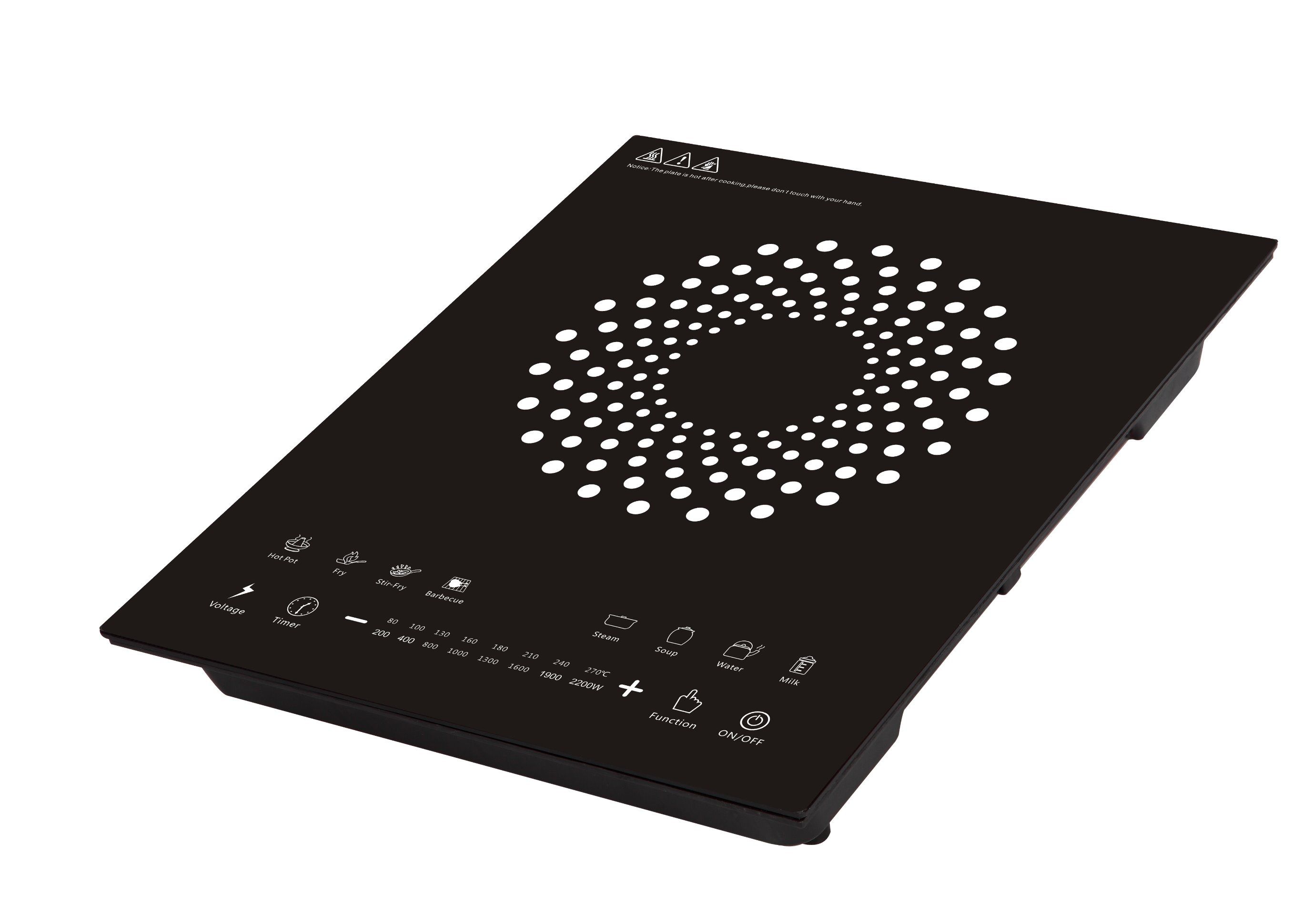 Large Plate with Timer Function Multifunctional Inbuilt Induction Cooktop