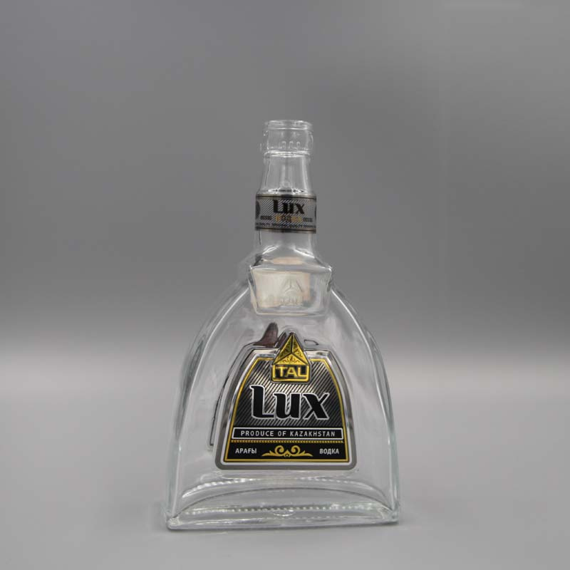 750ml Glass Liquor Bottle Frosted Glass Wine Bottles Vodka Bottles