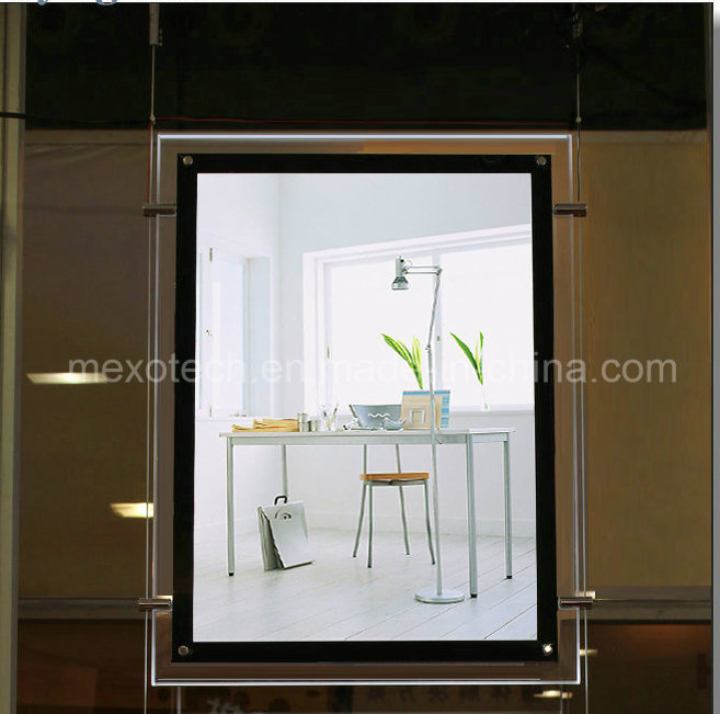 Hanging Style Super Slim LED Crystal Light Box (CSH01-A4P-10)