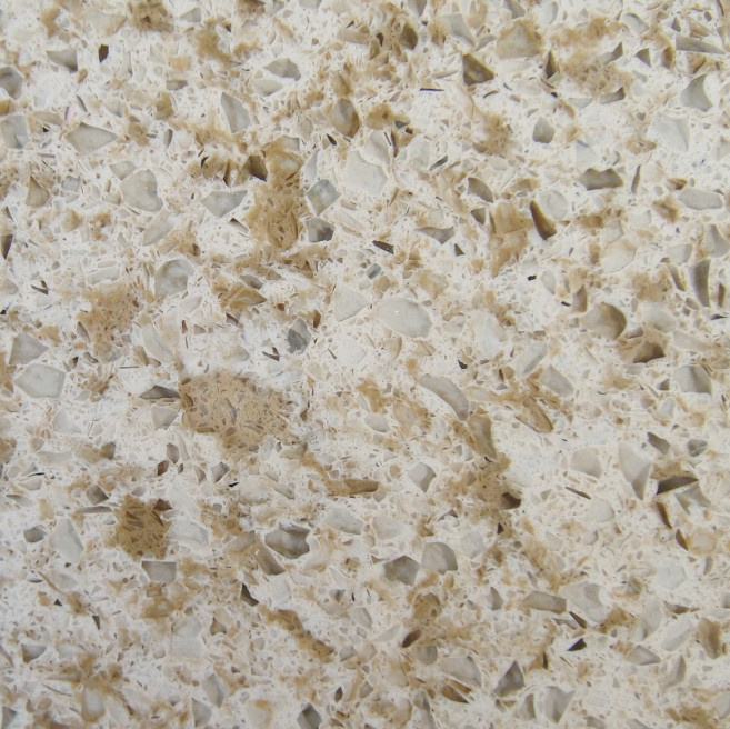 Countertop Material Engineered Artificial Crystal Quartz Stone