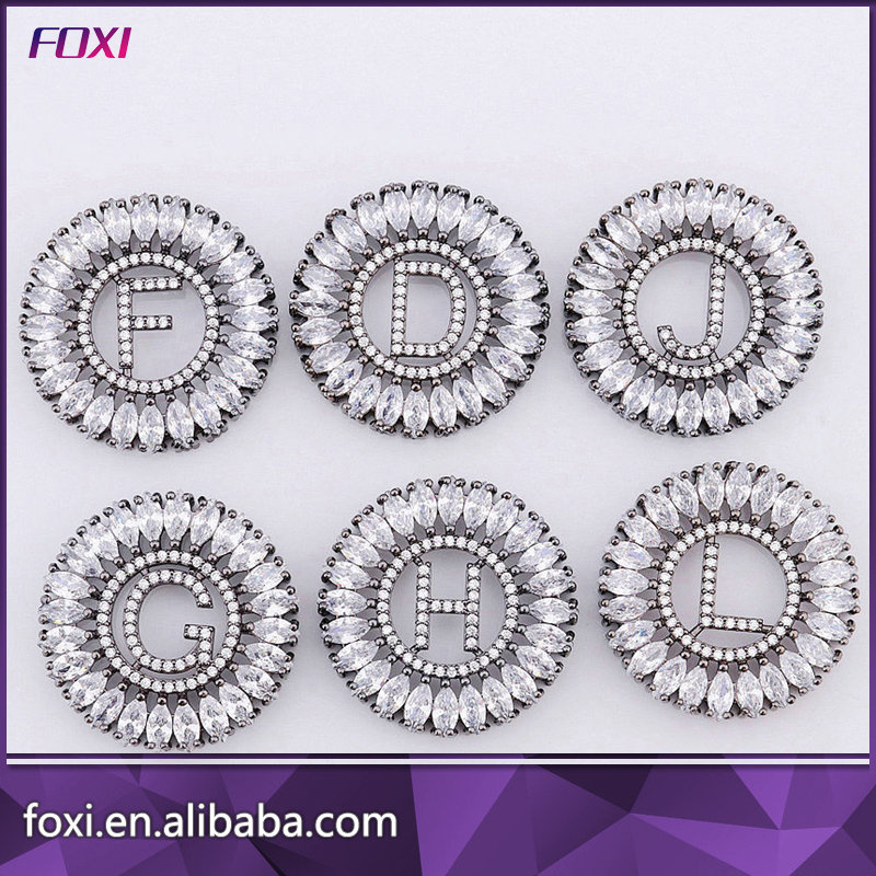Latest New Design Copper Alloy Brass CZ Pendant Necklace