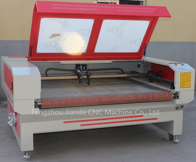 Double Head Auto Feeding Cloth Laser Cutting Machine Cutter