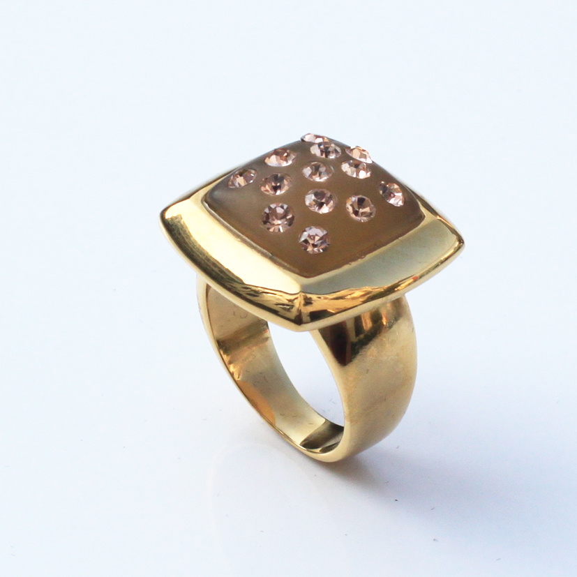 Fashion Women Artificial Lucky Stone Ring Jewelry Wholesale