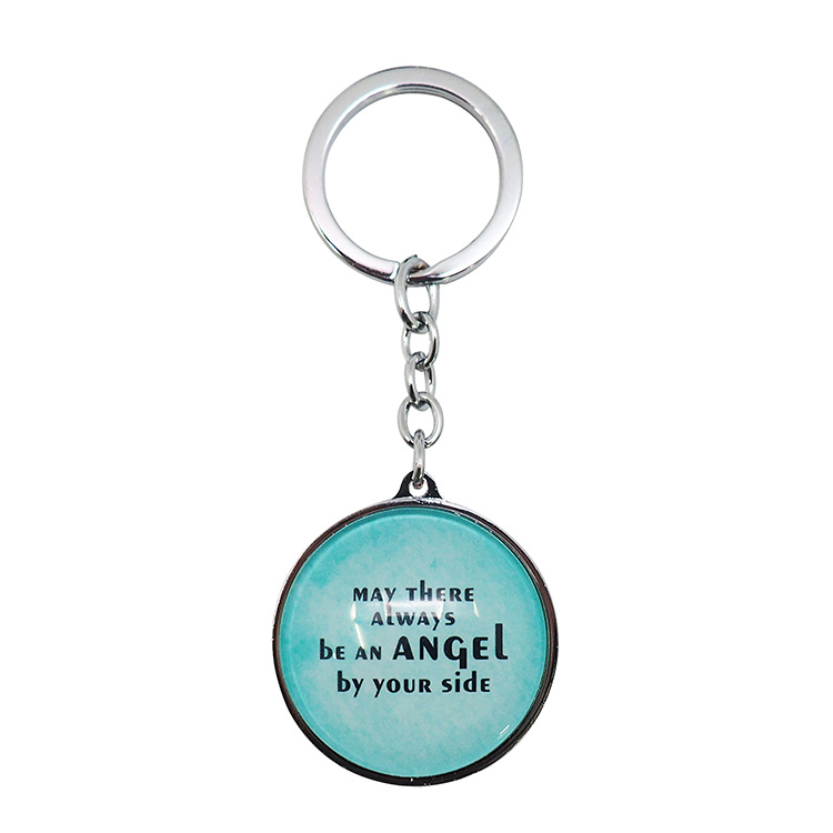 Custom Metal Round Keychain for Gift Hx-8439
