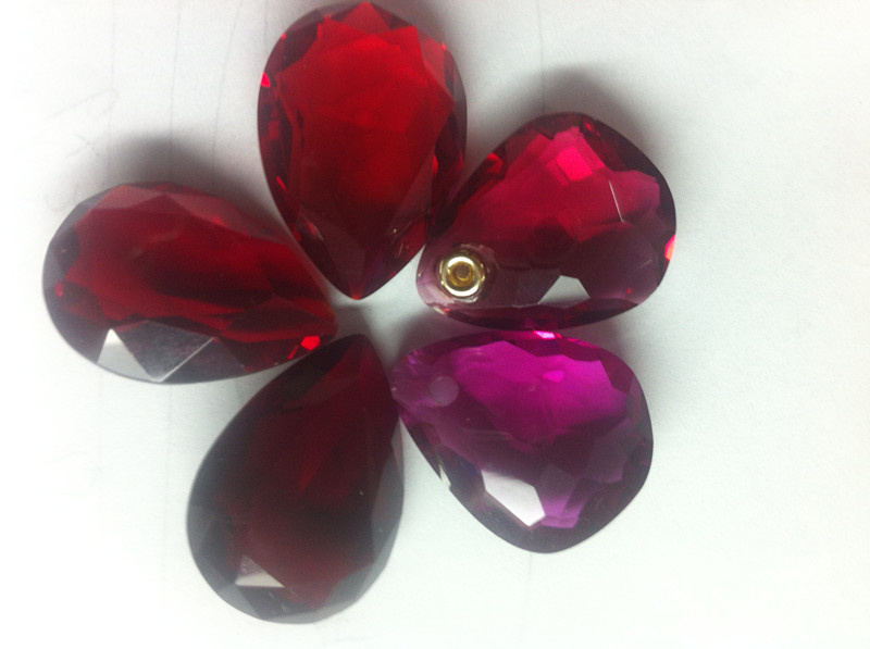 Fancy Crystal Stones with a Hole for Jewelry Pendant