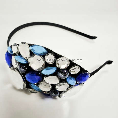 Plastic Hair Band with Crystal