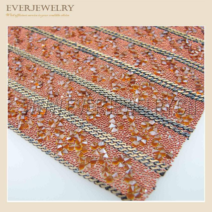 24*40 Hot Fix Transfer Rhinestone Crystal Mesh