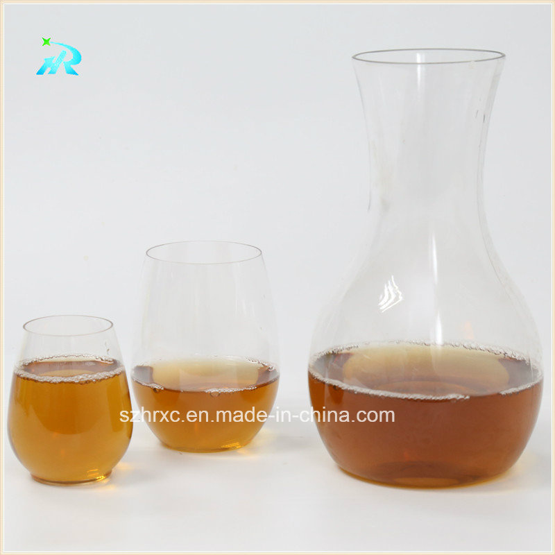 900ml Personalized Liquor Plastic Wine Decanter Bulk