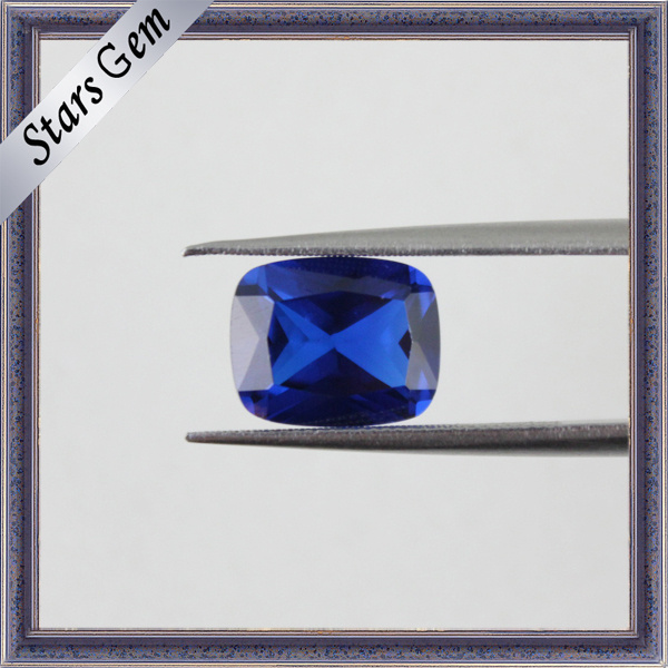 Shining Cushion Cut Green Loose Gemstone Nano Spinel Synthetic Spinel