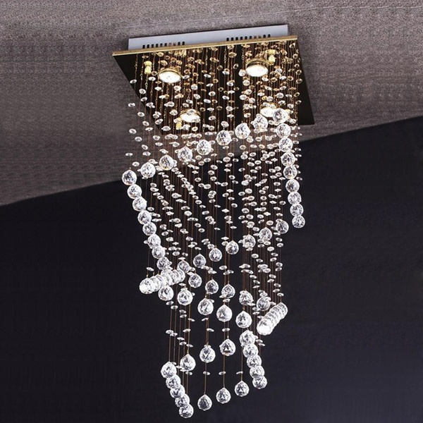 Indoor Lighting Freedom Creativity Crystal Ceiling Lamp (GD-8009-4)