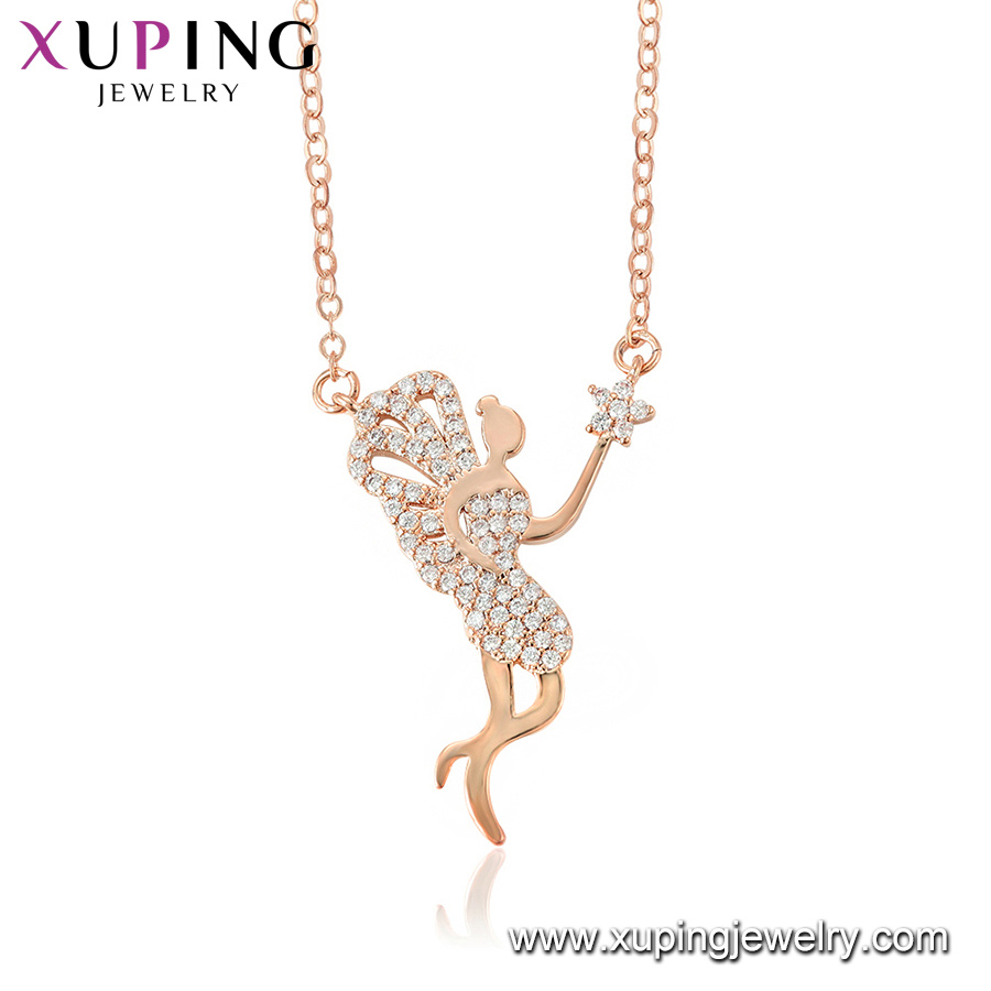 44474 Popular Rose Gold Color Man Necklace