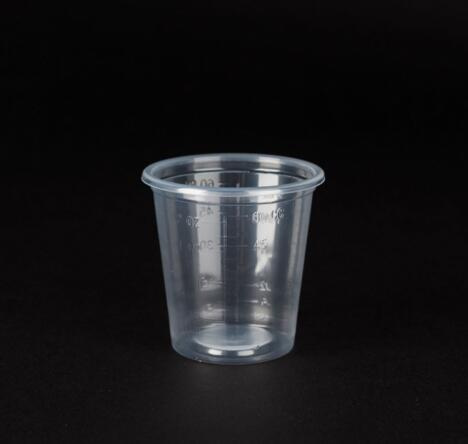 Plastic Medical Cup with Measure Carve.