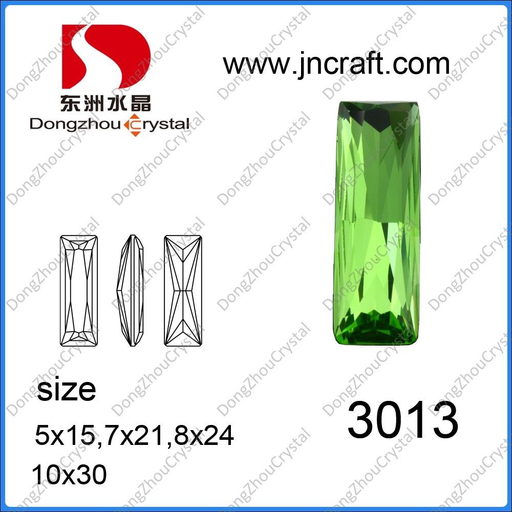 Dz-3013 Peridot Illuminating Shine Loose Crystal Element
